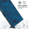 For Asus ROG Phone 8 Skin Feel Embossed Leather Phone Case(Blue)