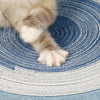 Ramie Cat Scratching Mat - Grey - 36x36cm - Durable & Handwoven