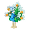 LELE BROTHER 9100-3 Peacock Bird Paradise Small Particle Children Early Learning Puzzle Building Blocks Toy