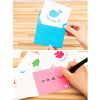 10 PCS Hollow Cartoon Greeting Card(Red Love)