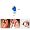 AN127 Invisible In-Ear Hearing Aid Sound Amplifier For The Elderly And Hearing Impaired(Blue Left Ear)