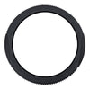 Non-slip Wear-resistant Fire Pattern Silicone Car Steering Wheel Cover, Size: 36-42cm(Black)