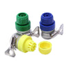 Soft Plastic Anti-Falling Water Pipe Universal Joint, Random Color Delivery(4 Points)