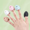 20 PCS Black Mini Leather Wet and Dry Makeup Finger Puff