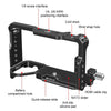For Sony ILCE-A7CM2 / Alpha 7C II / Alpha 7CR PULUZ Metal Camera Cage Stabilizer Rig (Black)