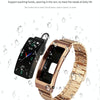 K13S 1.14 inch TFT Screen Milanese Metal Strap Smart Call Bracelet Supports Sleep Management / Blood Oxygen Monitoring(Black)