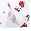 Summer Boys Print Short Sleeve Shirt + Shorts Set, Kid Size:90cm(White)