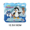 3 PCS EVA Fun Bath Book For Infants Children Playing In Water Early Education Cloth Book Bath Toy(Little Penguin)