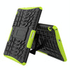 For Huawei MediaPad T3 10 Tire Texture Shockproof TPU+PC Protective Case with Holder(Green)