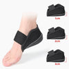 1 Pair Heel Protective Cover Shock Absorption Comfortable Booster, Size: L (41-45) 1cm(Black)