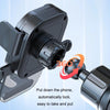 Car Suction Cup Dashboard Automatic Lock Mobile Phone Holder, Style: Glossy Telescopic Base