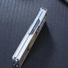 For Samsung Galaxy Z Fold6 Glitter Powder MagSafe Magnetic Fold Phone Case(White)