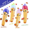2 PCS TTPU1149 Smiley Ice Cream Slow Rebound Decompression Toy(Red)