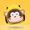 Animal Series SBR Kids Backpack School Bag With Traction Rope To Prevent Getting Lost(Monkey)