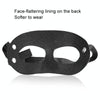 Upper Half Face Basketball Crash Protective Nose Mask Breathable Face Protection Mask(Black Large Eyes)