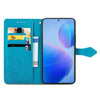 For Xiaomi Redmi K70 Pro Mandala Flower Embossed Leather Phone Case(Blue)