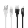REMAX RC-075i 1m 2.1A USB to 8 Pin Jell Data Cable for iPhone, iPad(Black)