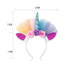 F006 Cartoon Headband Children Birthday Festival Party Hair Accessories(Golden 2)