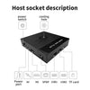 X6 Game Box 4K Video Games Console Magic Box with 2.4GHz Controller, Capacity:64GB(EU Plug)