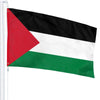 90 x 150cm Palestine Flag No. 4 Polyester Fabric Decorative Flag