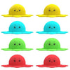 Double Expression Flip Dolls Octopus Silicone Unzip Toys, Height: 4.9cm(Green)