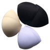 1 Pair Bra Pad Sewing Insert Soft Sponge Cup Removable Padded, Size:One size(White)