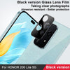 For Honor 200 Lite Global IMAK Rear Camera Lens Glass Film Black Version