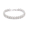 Glamorous Female Crystal Bracelet with Artificial Diamond Inlaid for Wedding, Engagement, Mother`s Day and Birthday Gift, Diameter: 5.25 cm, Perimeter:16.5 cm
