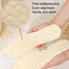 1pair Wool Winter Soft Anti-Odor Latex Warm Thick Padded High Elastic Shock Absorbing Insoles, Size: 38-39(Beige)