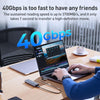ORICO ACOM2-U4 40Gbps M.2 NVMe SSD Enclosure(Grey)