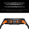 LEMFO C25 1.43 inch HD Round Screen Outdoor Smart Watch Supports Blood Oxygen Detection/Sedentary Reminder(Black Orange)
