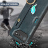 For Asus ROG Phone 7 / ROG7 Wristband Leather Back Phone Case(Blue)