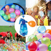 Children Water Balloon Pressure Spray Kettle Outdoor Water Fight Game(1.5L Bottle+500 Balloons)