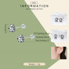 Crown S925 Sterling Silver Women Earrings With Zircon Earrings