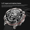 AK56 IP67 BT5.1 1.43inch Smart Watch Support Voice Call / Health Monitoring, Style:Silicone Strap(Silver)