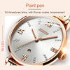 JIN SHI DUN 6533 Women Fashion Waterproof Ultra-thin Quartz Watch(Grey)