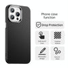 For iPhone 15 Pro Max Carbon Fiber Series IMD Phone Case(Black)