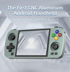 ANBERNIC RG405M Handheld Game Console 4 Inch IPS Touch Screen Aluminum Alloy Android 12 System 128G+128G 3100+Games(Gray)