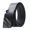 Dandali Men Automatic Buckle Belt Casual Universal Comfort Belt, Length (cm): 125cm(005 Black)