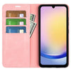 For Samsung Galaxy A26 Retro-skin Magnetic Suction Leather Phone Case(Pink)