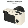 For Sony ILCE-7CM2 / A7C II / A7CR Glossy Soft Silicone Protective Case(White)