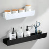 No-Punch Bathroom Shelf Washstand Convenient Storage Rack, Specification: 30cm White Paint