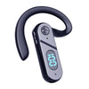 V28 Bluetooth Headset Hanging Ear Digital Display Single Ear Voice Control Earphone(Black)