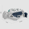 Children Motorized Universal Crawling Crab Simulation Animal Model Toys, Color: Blue