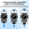 M7 Intelligent Sensing Fast Wireless Charging Car Holder(Black)