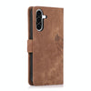 For Samsung Galaxy A36 5G Orchid Butterfly Embossed Leather Phone Case(Brown)
