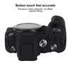 For Canon EOS R6 Mark II Litchi Texture Soft Silicone Protective Case(Black)