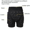 SULAITE GT-305 Roller Skating Skiing Diaper Pants Outdoor Riding Sports Diaper Pad, Size: XXL(Black)