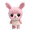 Little Cute PVC Flocking Animal Rabbit Dolls Creative Gift Kids Toy, Size: 5.5*3.5*7.7cm(Pink)