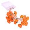 LED Halloween 3D Pumpkin String Lights Bar Shop Ambience Scene Layout Decorative Lanterns, Style: 30 LEDs Always On(Warm White)